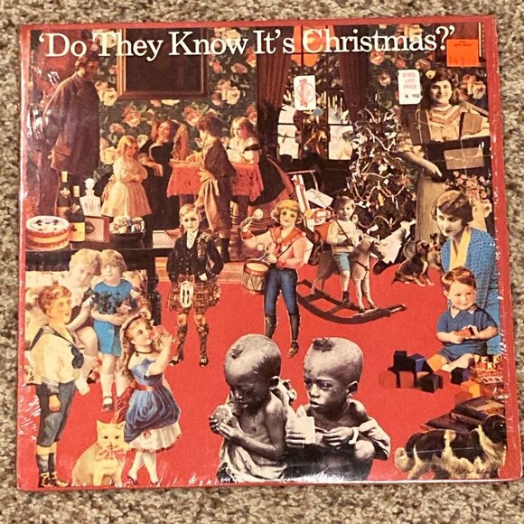 1984 Band Aid Do They Know It's Christmas 12 Inch Vinyl Record Single - Picture 1 of 9